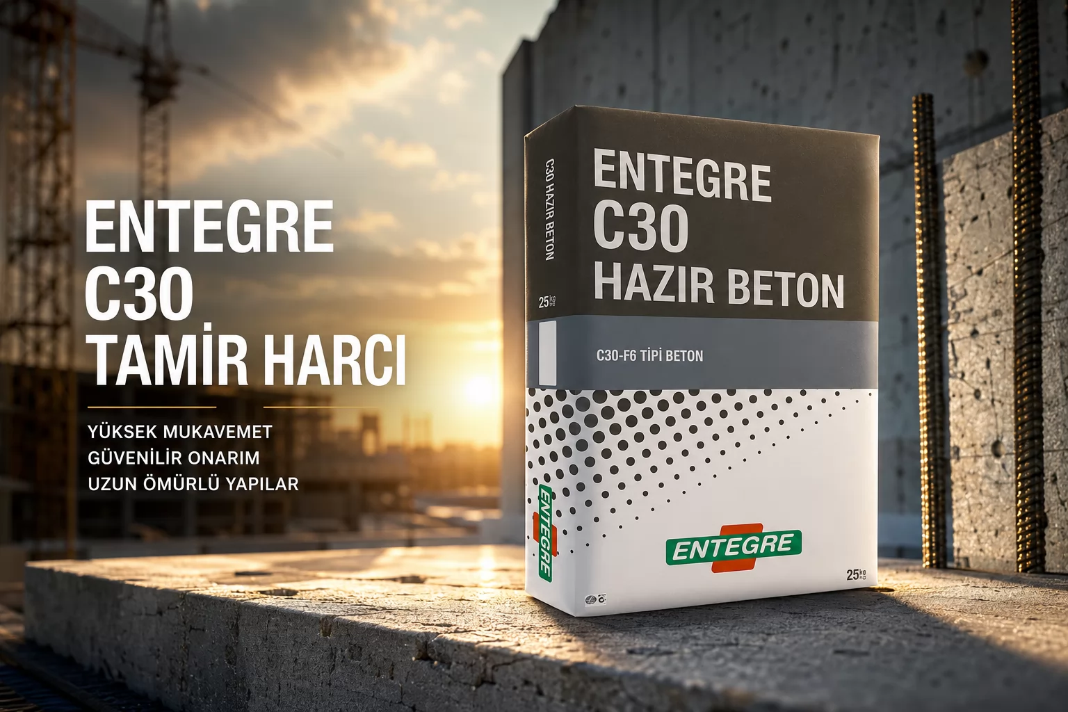 Entegre C30 Tamir Harcı