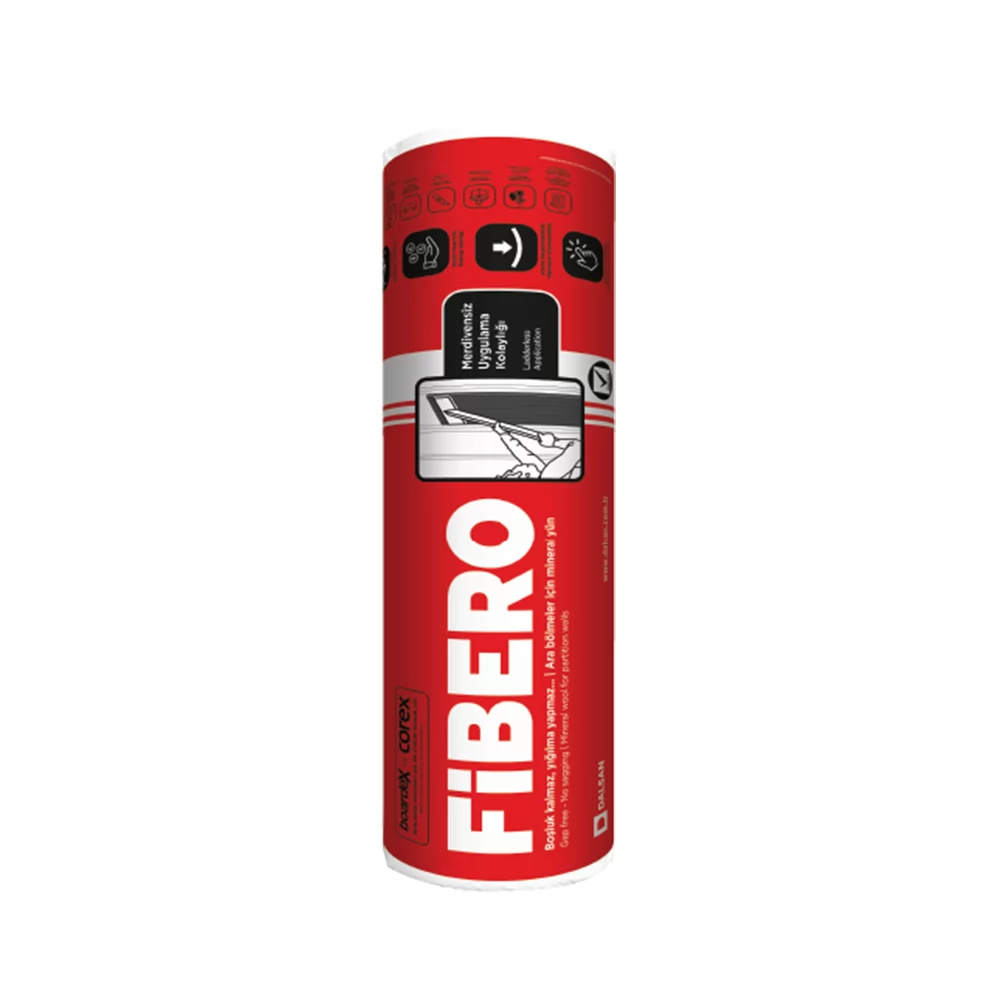 Fibero - Ara Bölmeler İçin Mineral Yün Yalıtım Malzemesi