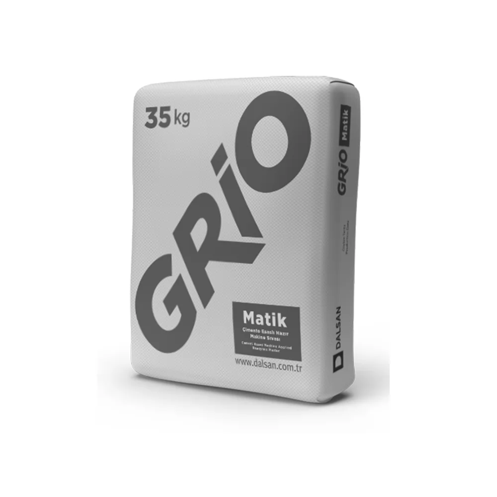 GRİO Matik - Çimento Esaslı Hazır Makine ve El Sıvası