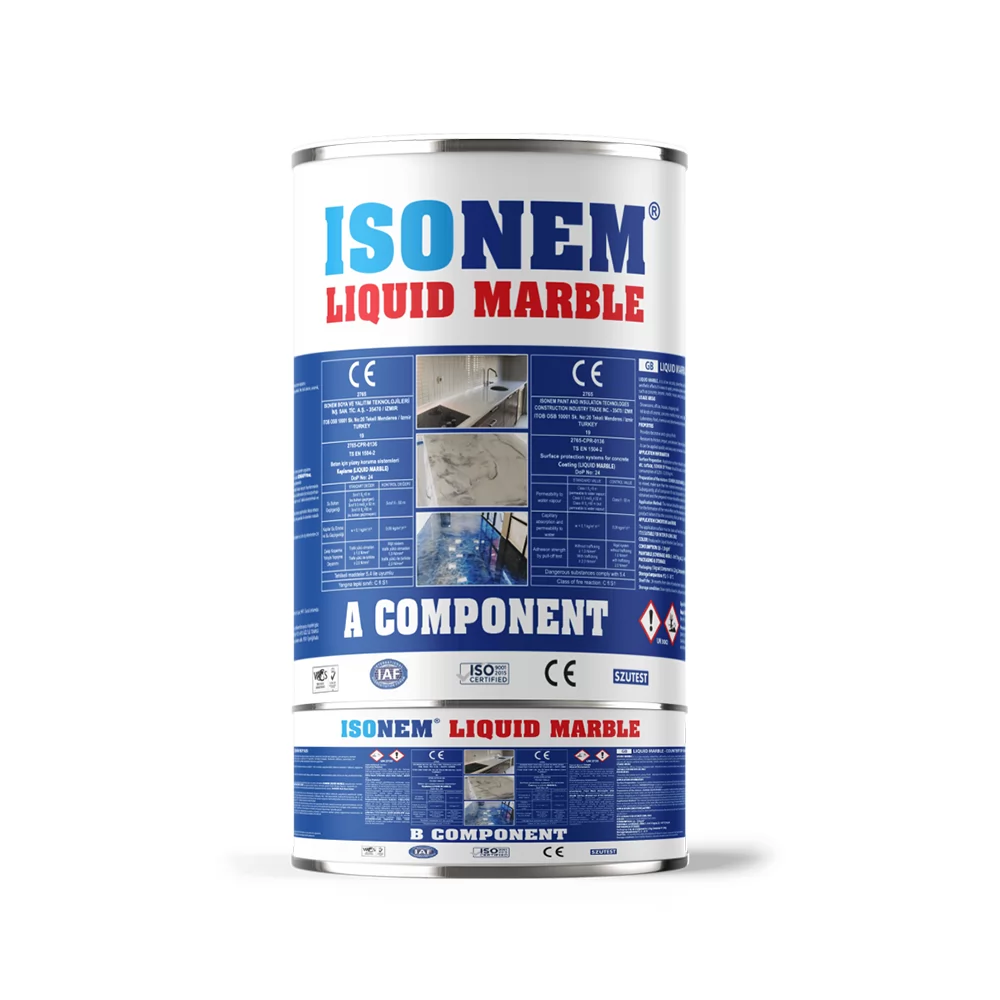 İsonem Liquid Marble – Countertop and Floor Coating