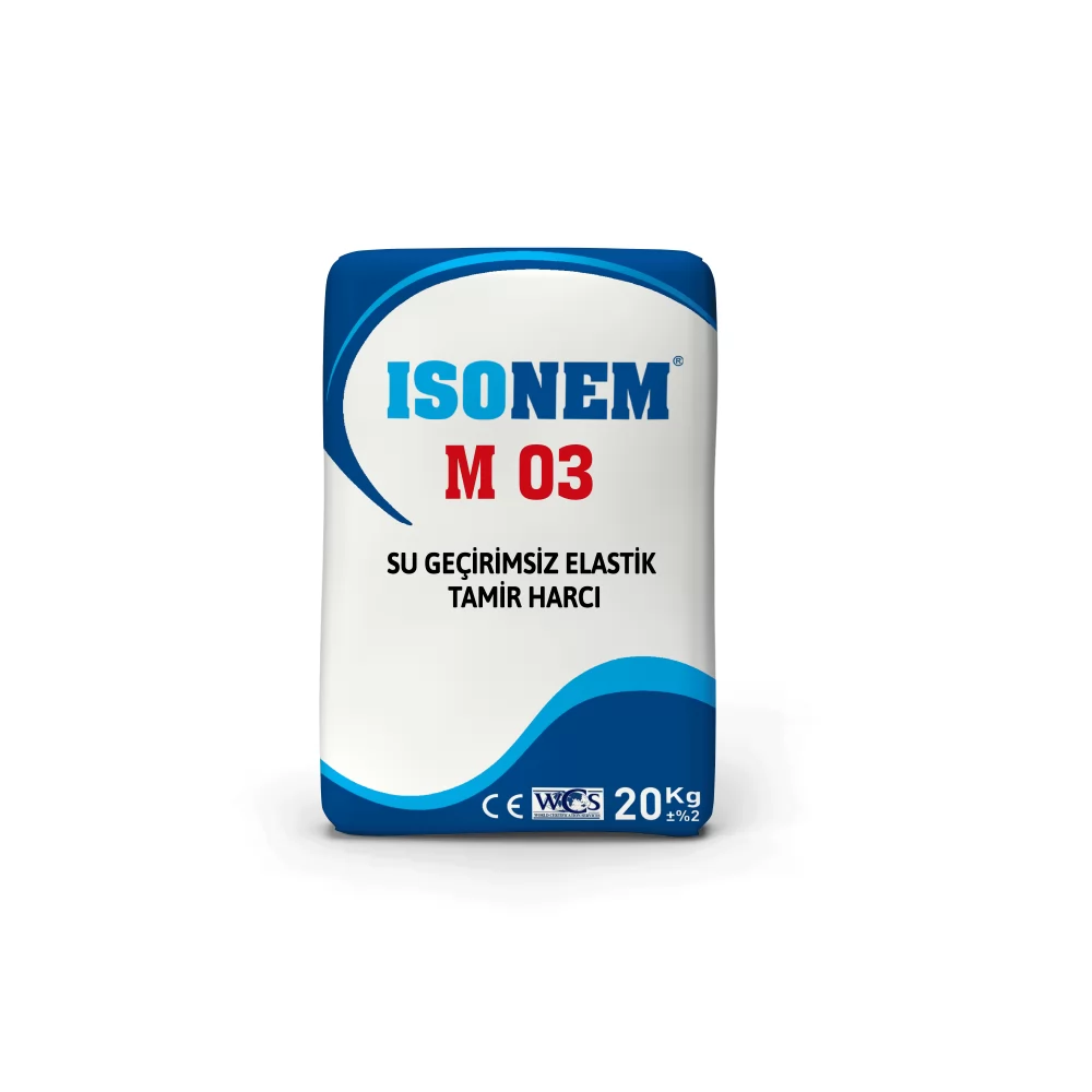 İsonem M 03 - Waterproof Elastic Repair Mortar