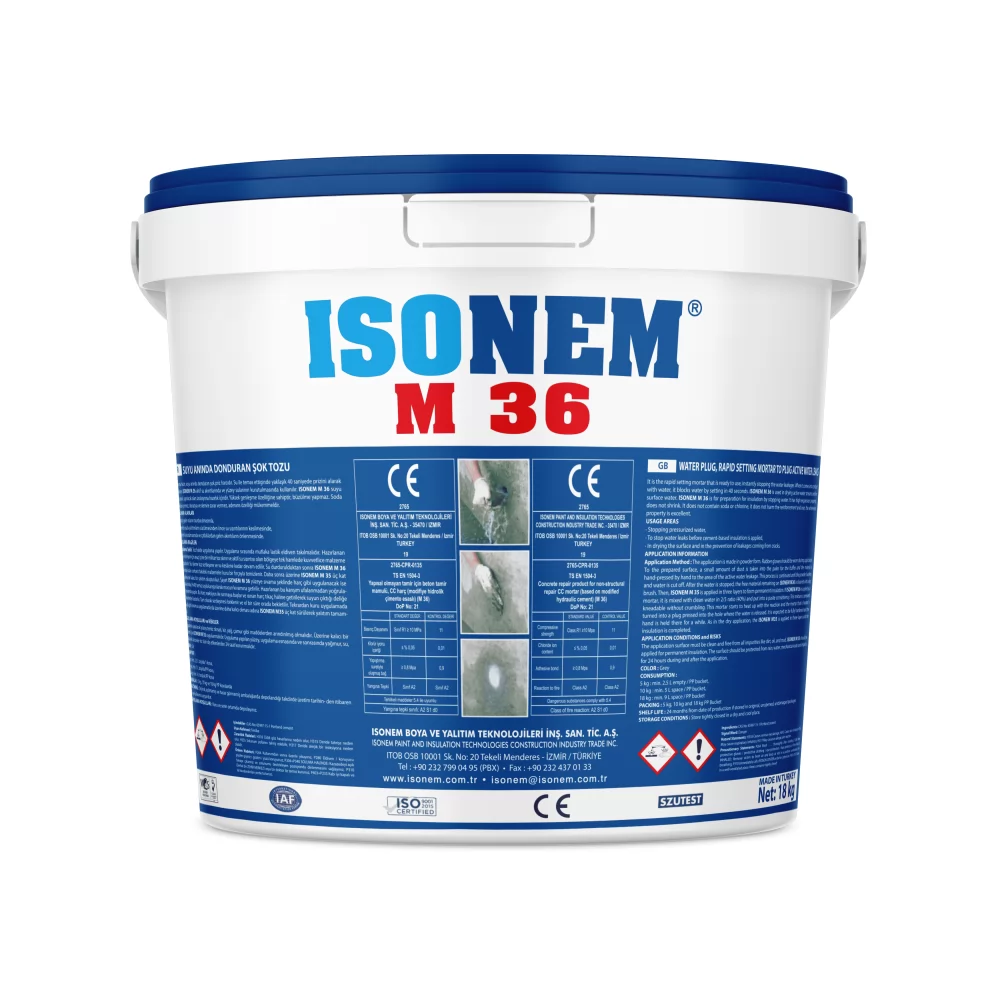 İsonem M 36 – Instant Water-Freezing Shock Powder