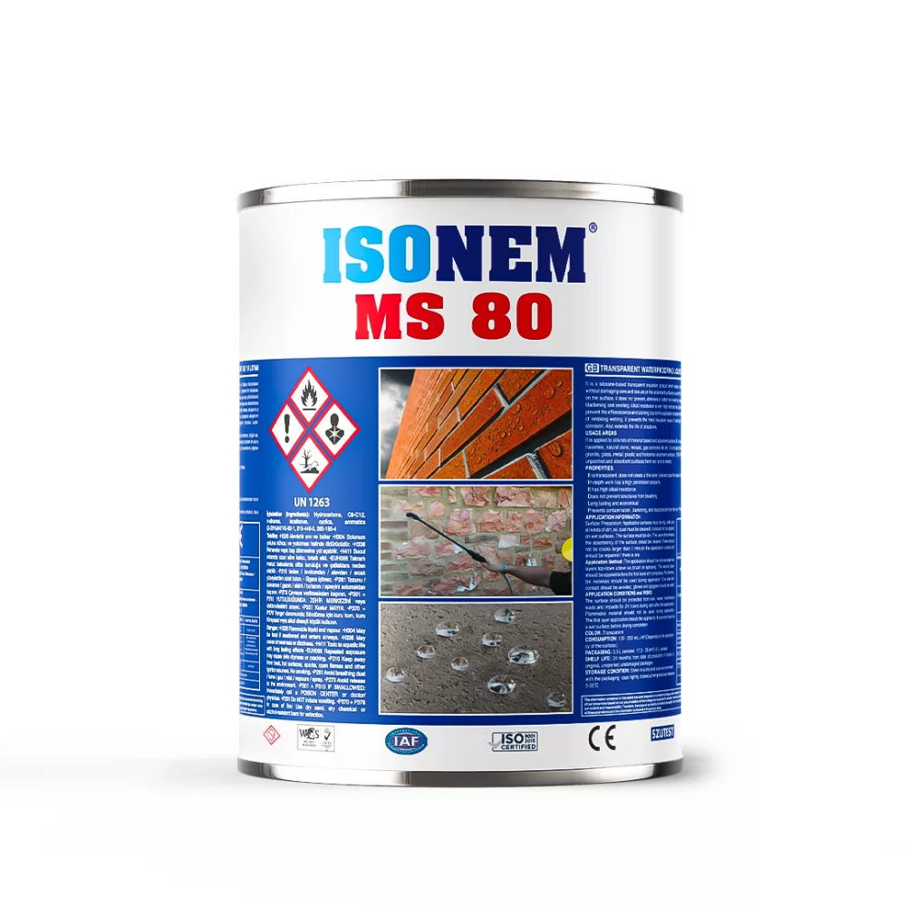 İsonem MS 80 – Transparent Exterior Waterproofing Preserving the Natural Appearance