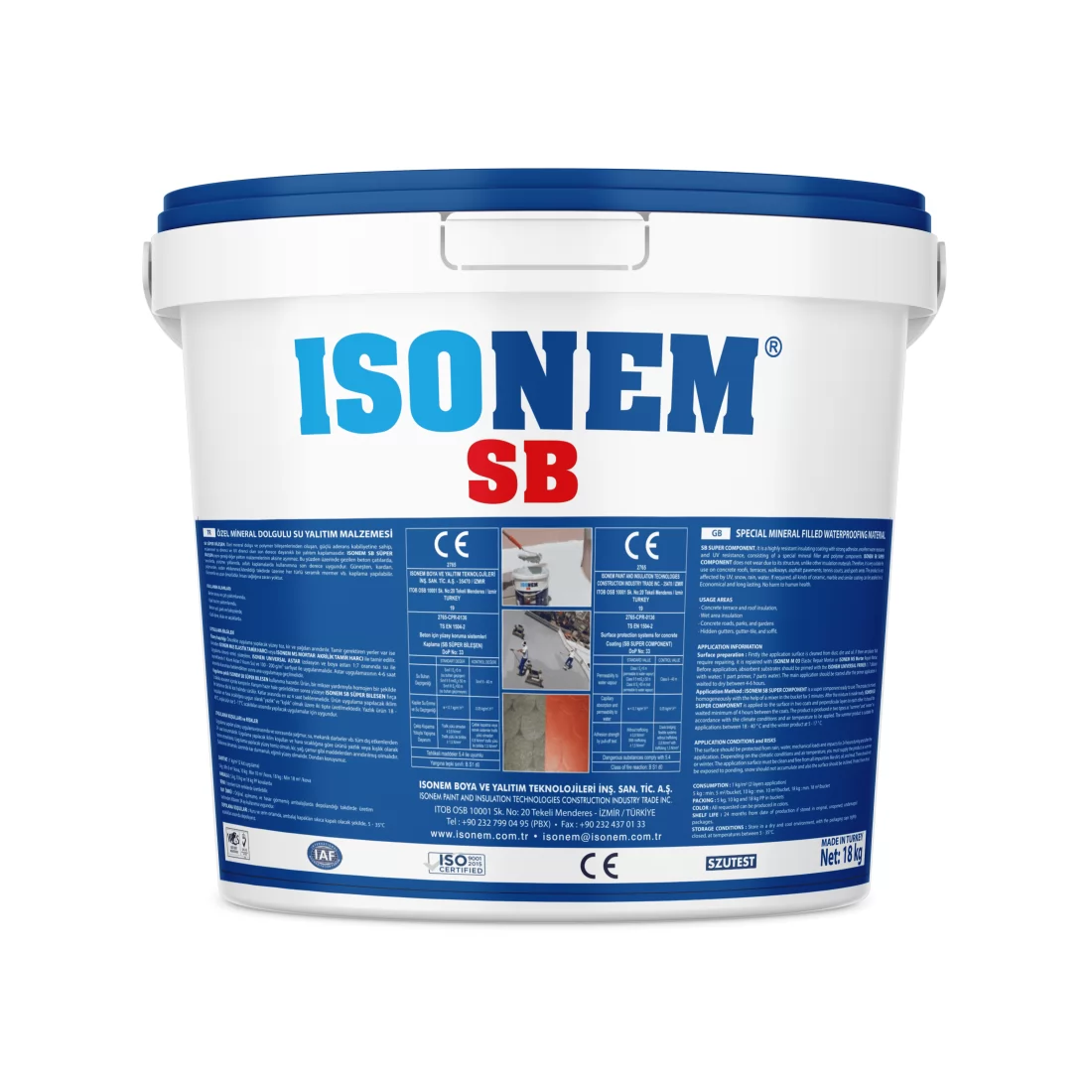İsonem SB – Special Mineral-Filled Water Insulation