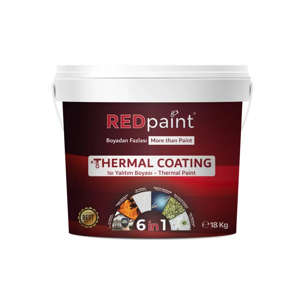 Redpaint Thermal Coating – Interior, Exterior, and Roof Thermal Insulation Paint