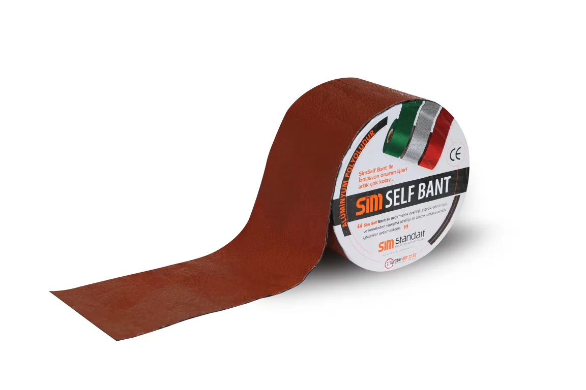 SİM Self Aluminum Foil Coated Tape – Red